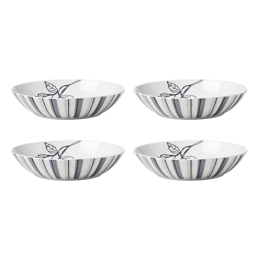 Sketchbook Piece Dinnerware Set, 12 Count, White, Dorm Necessities, Dorm Essentials