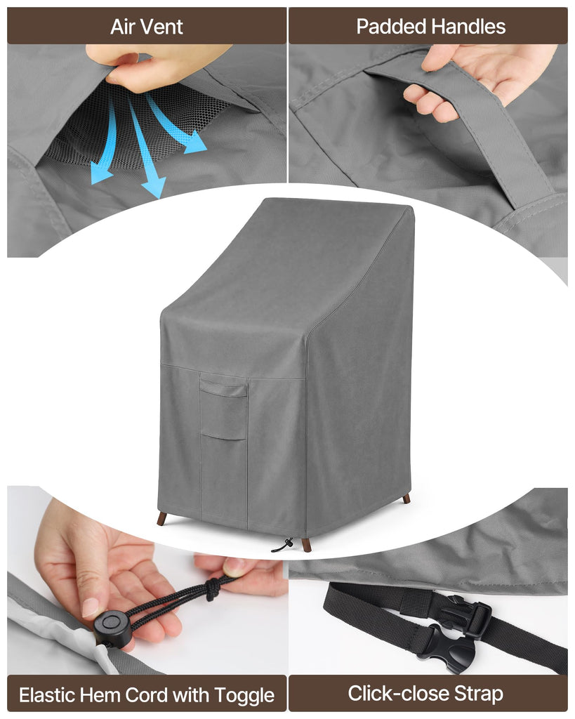 Stackable & Outdoor Furniture Covers Waterproof