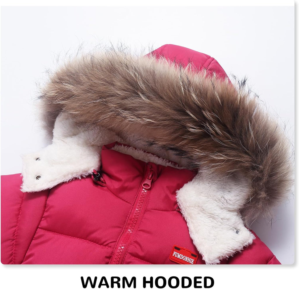 Toddler Winter Puffer Jacket Infant Coat Hoodie Girl Boy Clothes