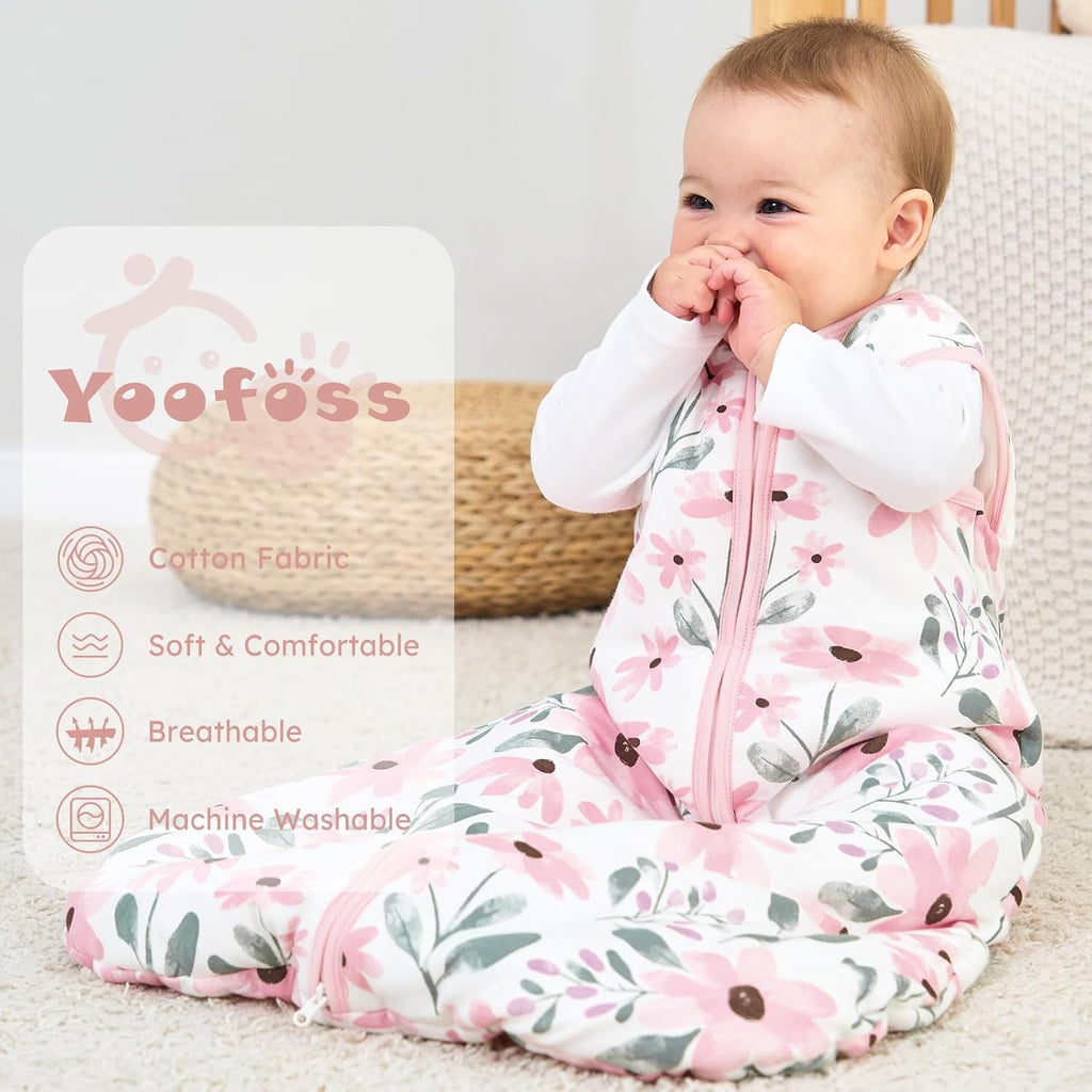 Baby Sleep Sack 12-18 Months Organic Cotton TOG 2.5 Way Zipper