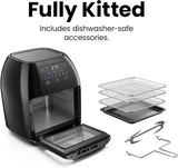 Multifunctional Digital Air Fryer+ Rotisserie, Dehydrator, Convection Oven, 17 Touch Screen Presets Fry, Roast