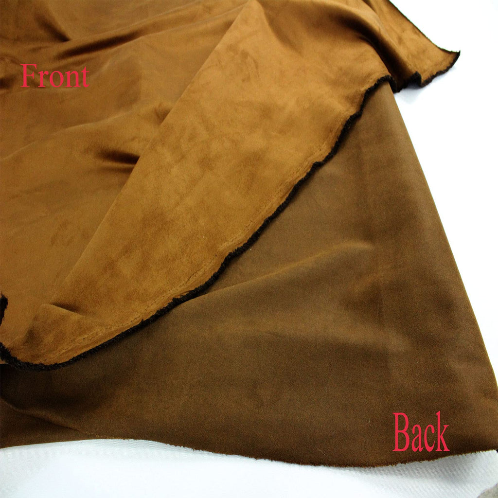 Rust Suede Vintage Microsuede Fabric Upholstery Drapery Furniture Cover & General Use Fabric 58/60" Width Sold Per