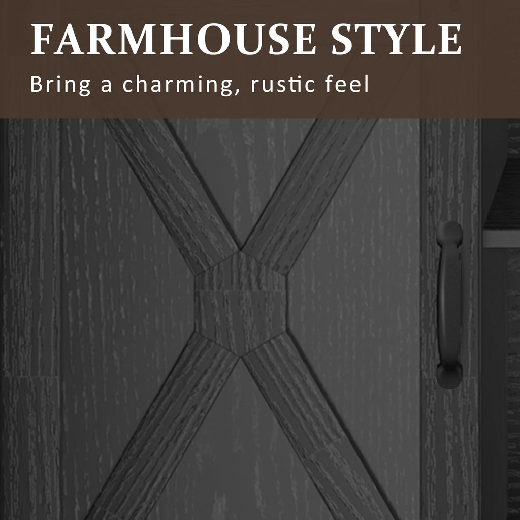 Farmhouse TV Stand for 65+ Inch TV