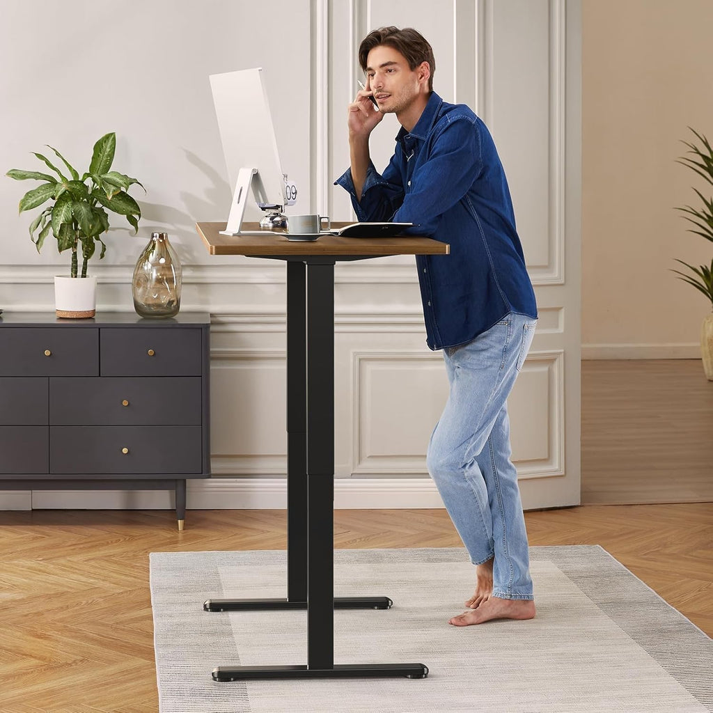 Dual Motor Standing Desk Legs for 44-90 inch Desktops, 264 lbs | 4 Memory Presets, Cable Tray, Dual Hooks, 28-47 inch