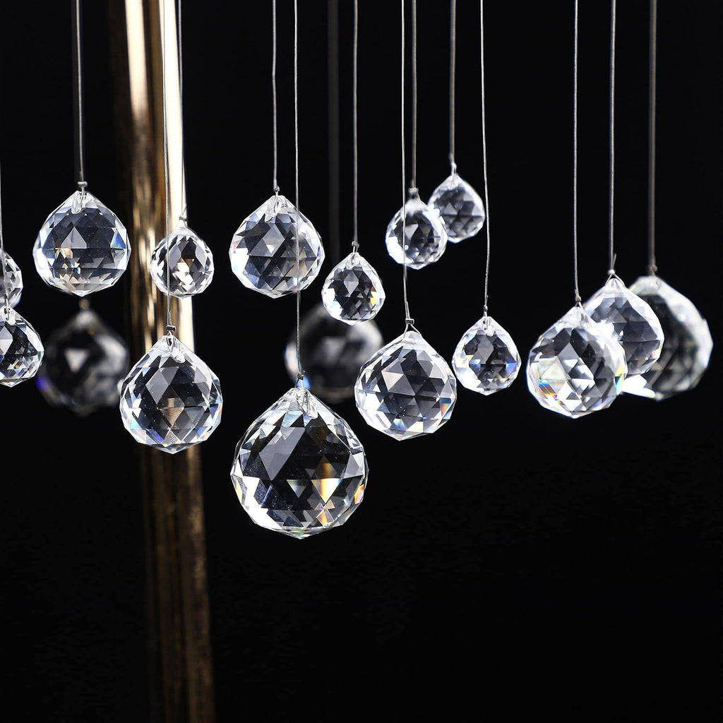 10Pack 40mm/1.57'' Crystal Ball Prism Suncatchers for Window Hanging,Clear - K9 Crystal,Rainbow Maker