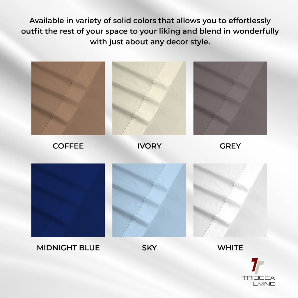 Cal King Cotton Percale Deep Pocket Sheet Set, White