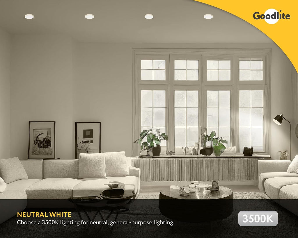 7W GU10 LED, 50W Halogen Bulbs Equivalent, Dimmable, 550lm, 40° Beam Angle, CRI 90, UL Listed, Neutral White