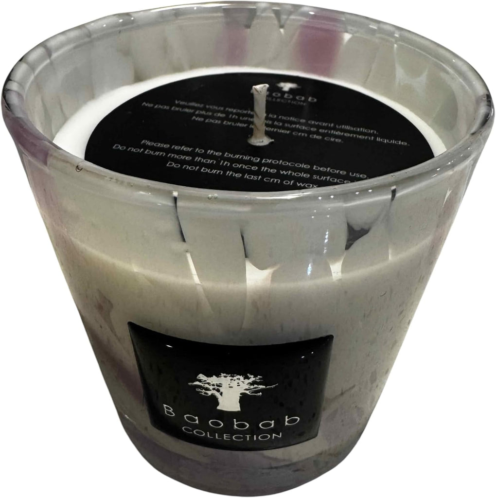 Black and White Pearls Luxury Scented Candle Gift Set, 2 Max 08 Candles in Gold and White Gift Box - Set of 2