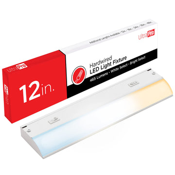 12 Inch Hardwired Under Cabinet Light, Dimmable 465 Lumens