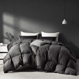 Grey Goose Feather Down Comforter Twin, Premium All Season Duvet Insert