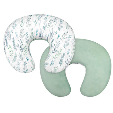 Nursing Pillow Cover, Soft Stretchy Nursing Cover for Breastfeeding Pillow, 1 Pack Reversible Removable Slipcover for