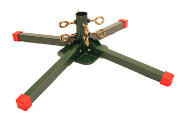 Welded Steel Artificial Christmas Tree Stand for Artificial Trees 4 to 8 Foot with a 1.25 inch Diameter Pole or Less