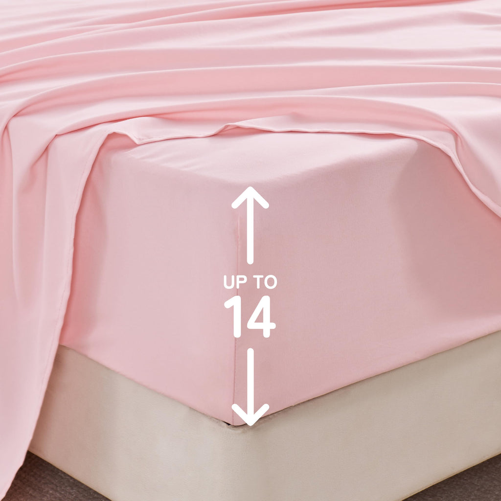 Toddler Bedding Set for Girls, 4 Piece Double Ruffles Super Soft Toddler Bed Set with Boho Toddler Comforter Sheet