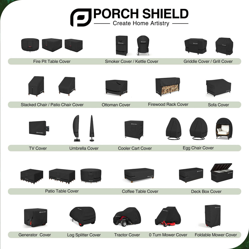 Round Patio Fire Pit Cover 44 inch