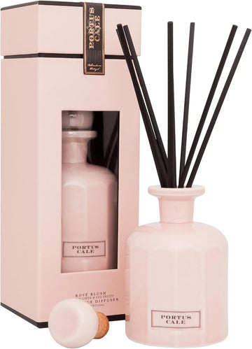 Rose Blush Reed Diffuser Set Scented of Lotus Flower & Red Fruits Luxury Fragrance (250ML)
