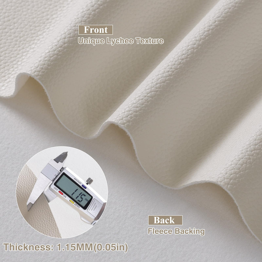 Faux Leather Fabric 55" W 1.15MM Thicken 12 Yards