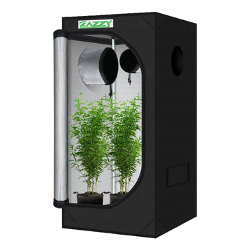 3'X3' Grow Tent 32"x32"x63", High Reflective Mylar Growing Tent