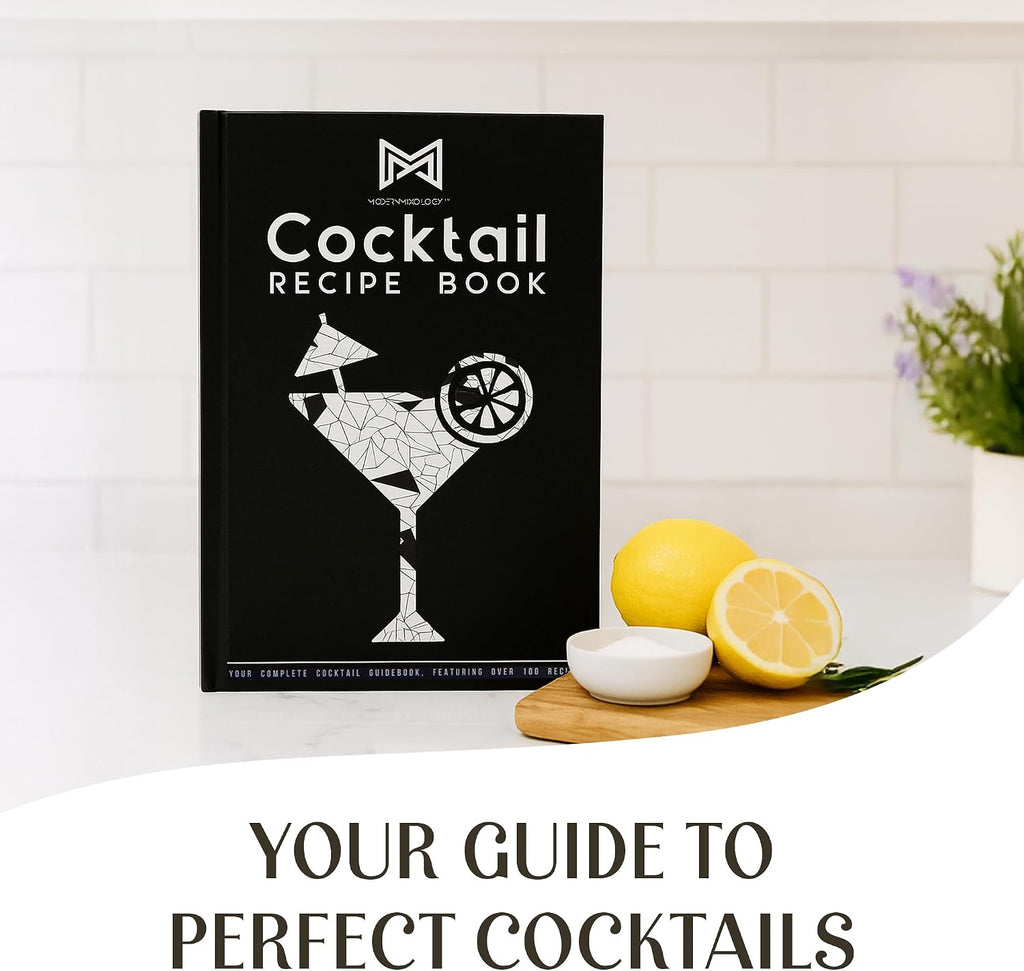 Pro-Graded Cocktail Shaker Set with Stand | Complete Bartender Kit | 24oz Martini Shaker, Jigger, Strainer, Bar - Set of 21
