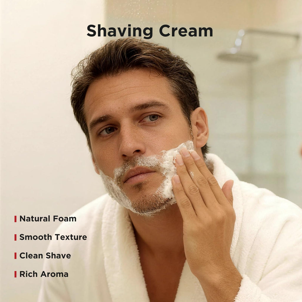 Men's Shaving Gift Set Box - 2-Piece Grooming Kit for Sensitive Skin, Hydrating & Soothing Beard Care Gifts for Men