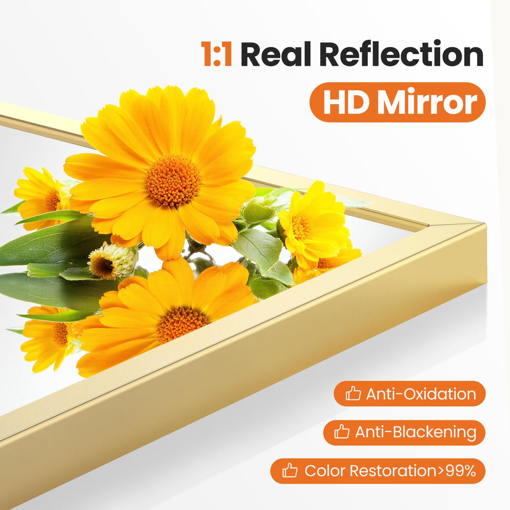 30x40 Bathroom Mirrors for Wall, Arched Mirror for Over Sink