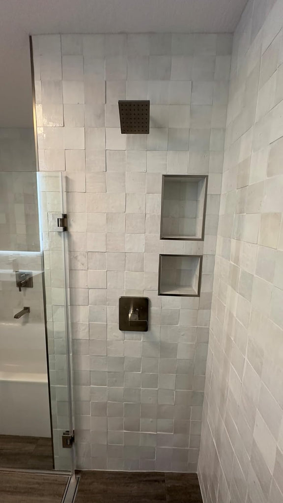 Mosaic & Tile House Handmade 4x4-in. Solid Color White (MSC01-02)