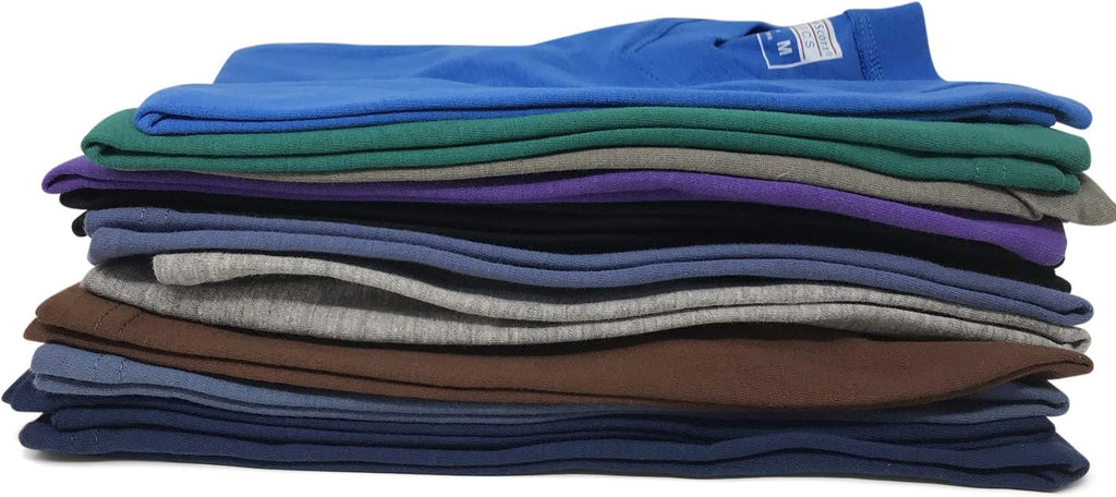 Boys' V Neck T Shirt | Cotton Color Undershirts | 100% Cotton Tees in Multi Packs