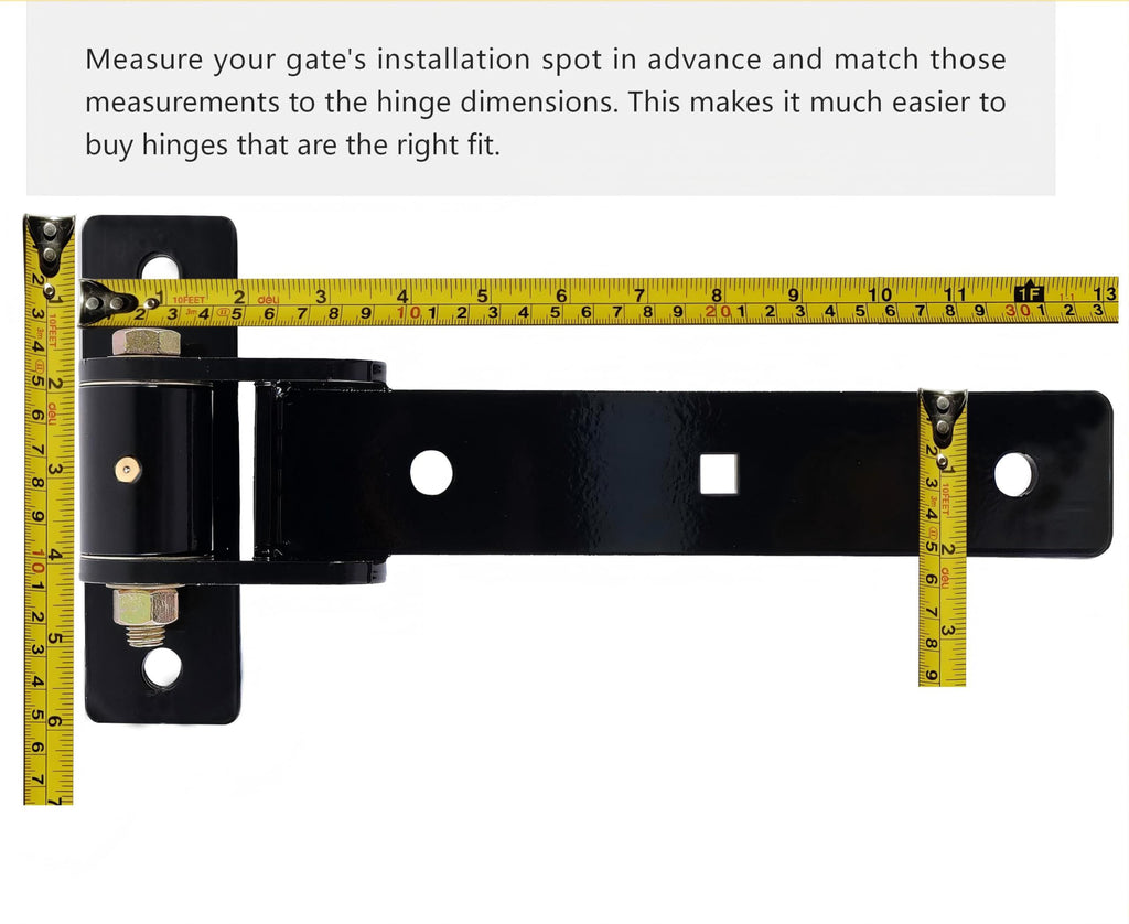13" Heavy Duty Strap Gate Hinges, Load Capacity, Thickened Solid Steel