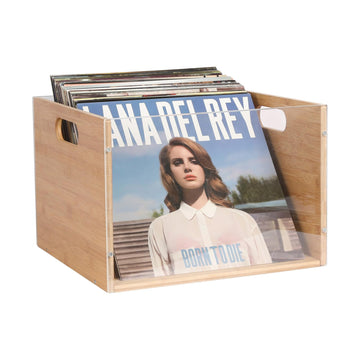 Vinyl Record Storage Crate, Visible Vinyl Record Holder