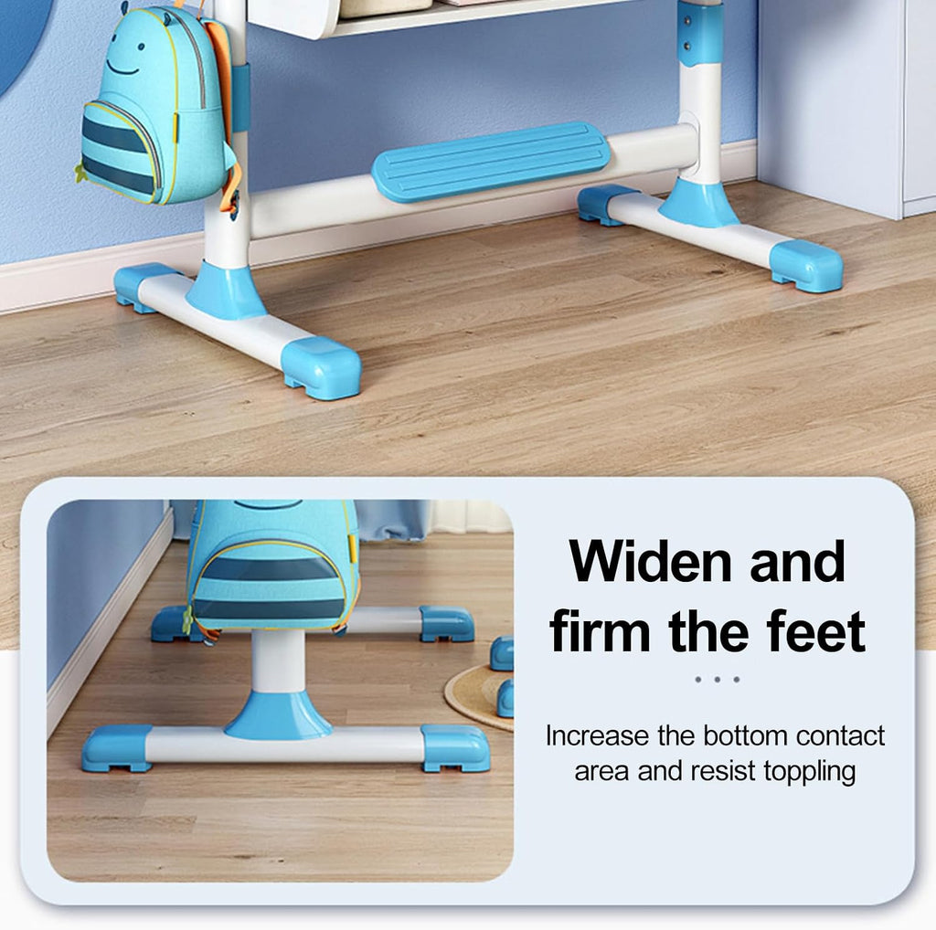 Kids Desk and Chair Set, Height Adjustable Children Study Table and Chair