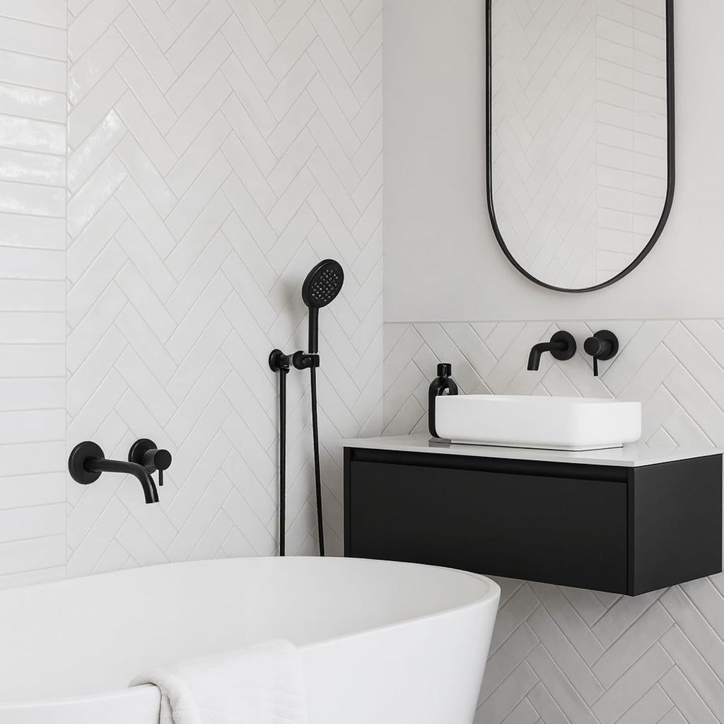 Pure White Glossy Porcelain Subway Zellige Look Tile-2"x8" Wall and Floor, Backsplash , Shower,Fireplace Accent-Great