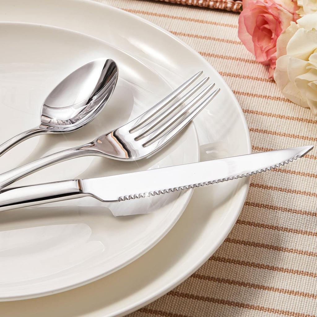 36-Piece Silverware Set for 6, 18/10 Stainless Steel