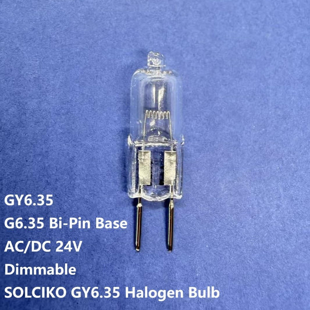 5pcs Gy6.35 24V Mechanical Light Bulb G6.35 24v 75W Halogen Bulb