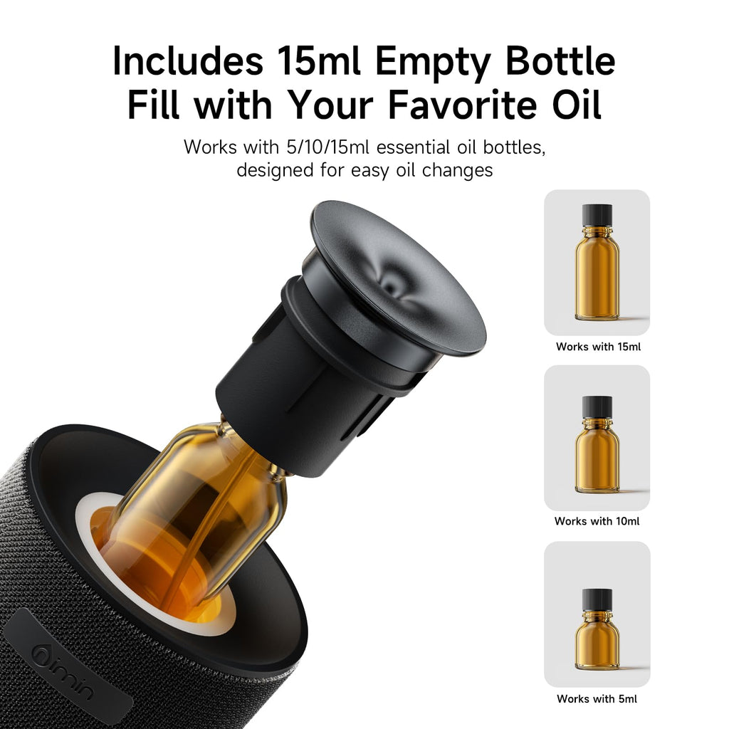 Waterless Car Diffuser Air Freshener, Vibration Sensor Auto On Off