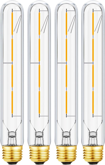 E26 Tube Bulbs 40 Watt Dimmable Light Bulb 3000K Soft White T10 Edison