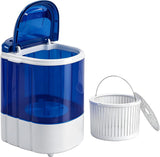 Portable Washing Machine, Single Tub Small Laundry Washer 5.7 lbs Washing Capacity for Apartments, Dorms,Traveling, RV