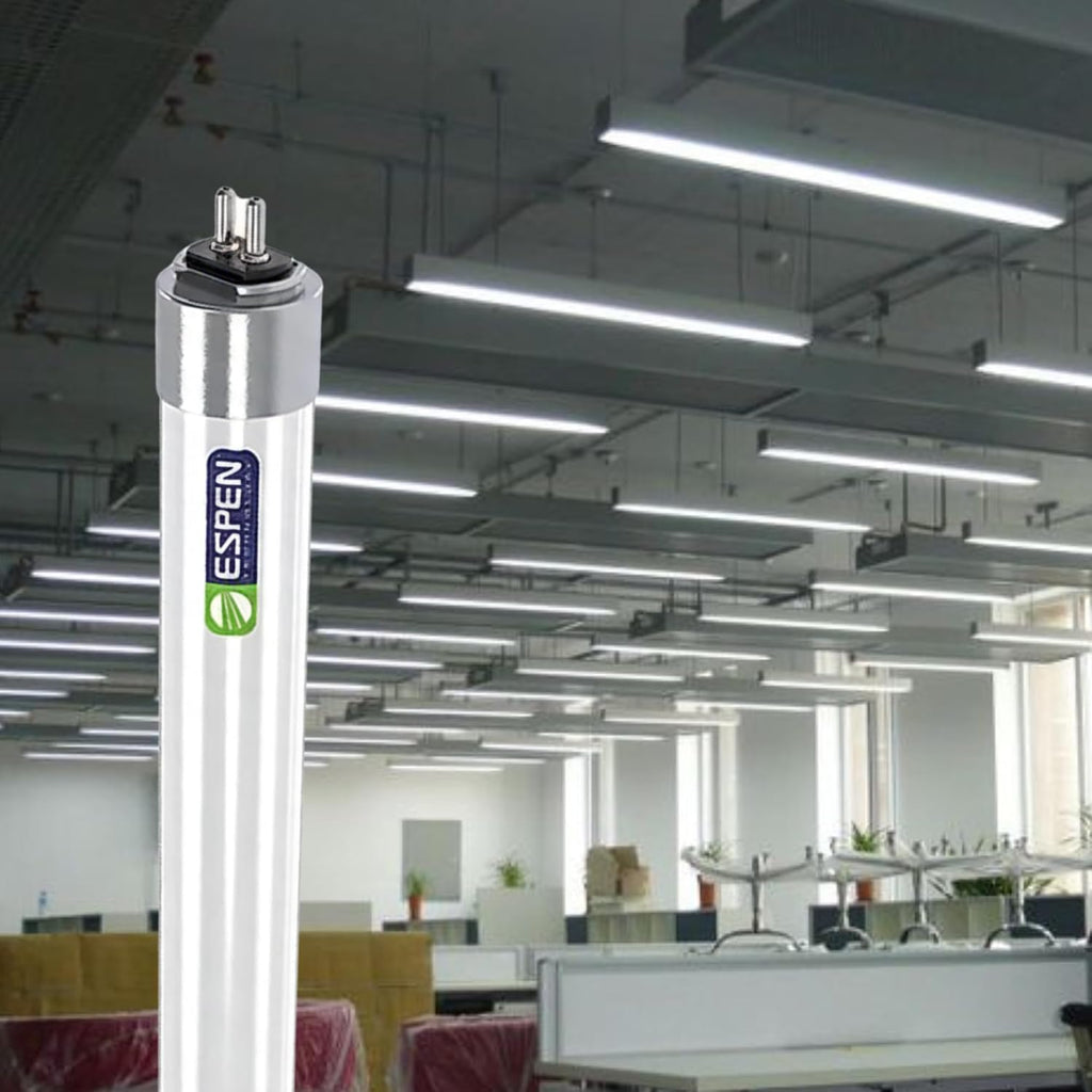 25 Pack 4FT LED T5 Type B Light Tube, Ballast Bypass Direct Wire, Internal Driver, Double-Ended Power, 25W 3500lm