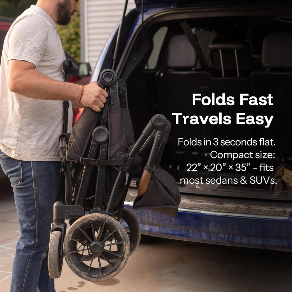 Rori Wagon Stroller for 2 Kids, 8''/12''All-Terrain Wheels