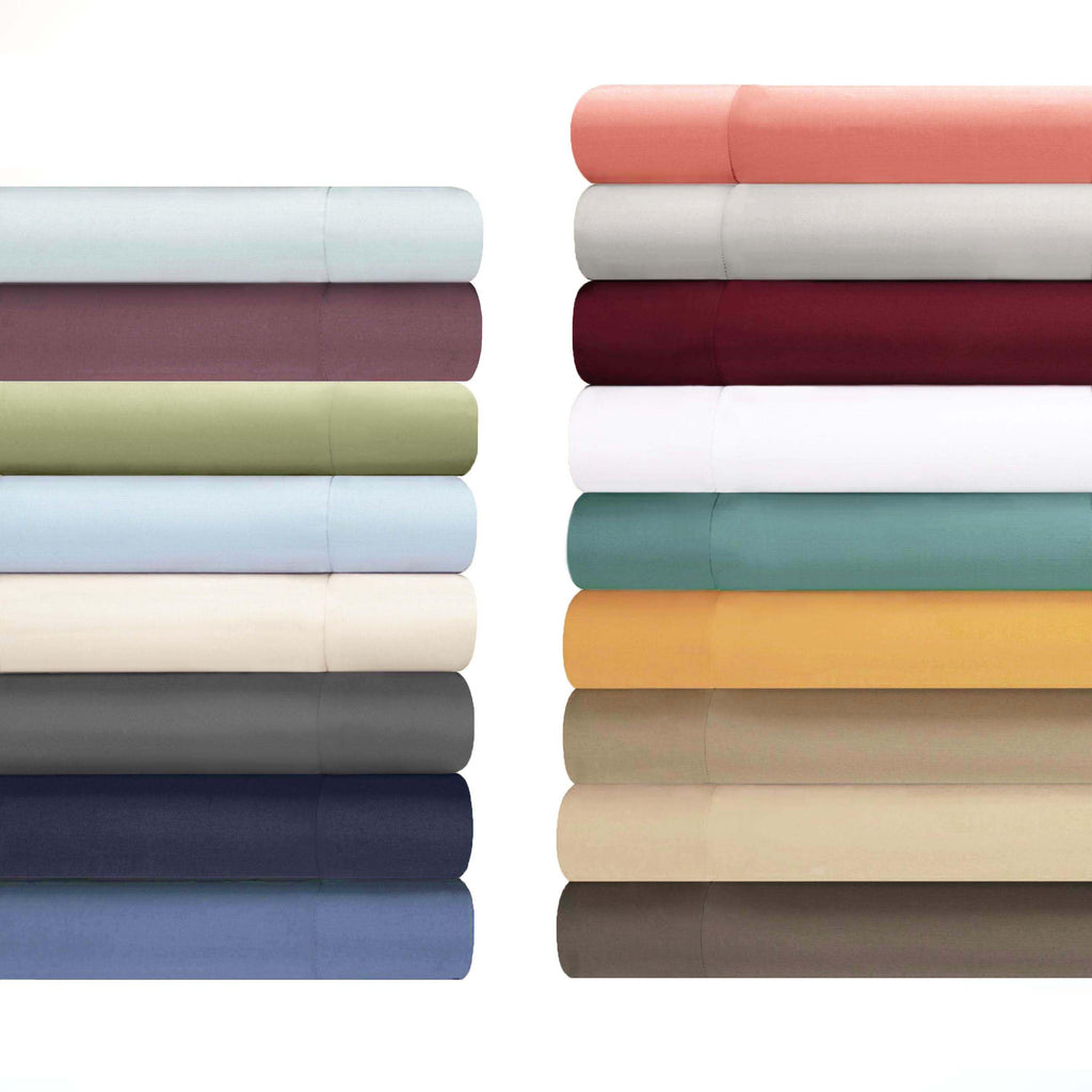 Egyptian Cotton 1000 Thread Count Duvet Cover Set, Bed Covers, Includes 1 Duvet Cover with Button Closure, 2 Pillow