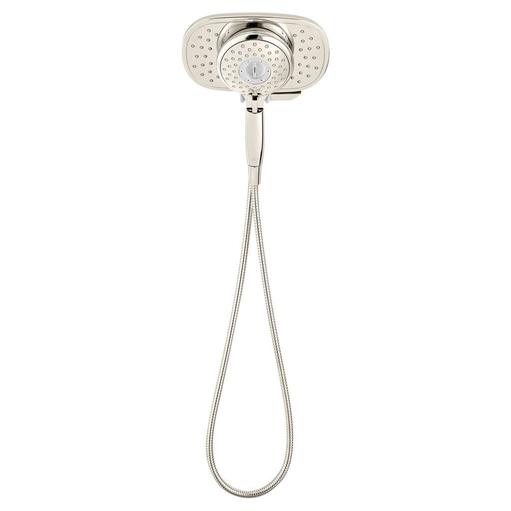 9038254.013 Spectra Plus Duo 4-Function 2-in-1 Handheld and Fixed Shower Head 1.8 GPM, Polished Nickel