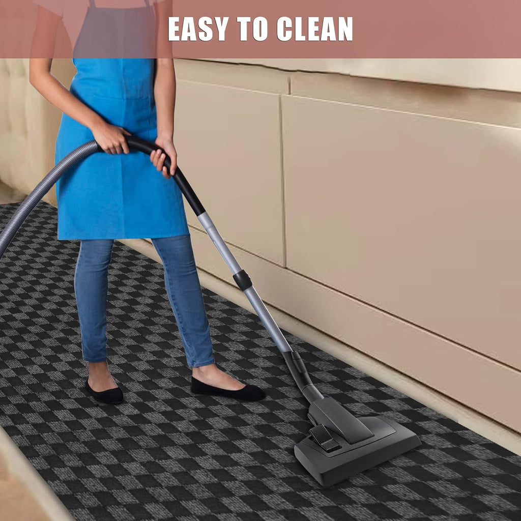 Runner Rug 2 ft x 6 ft Carpet Runners, Indoor/Outdoor Hallway Kitchen Entryway Bedroom Area Rugs with Non-Slip Rubber