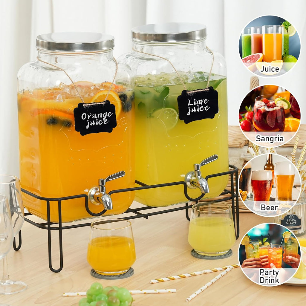 Gallon with Stand & Spout - Set of 2