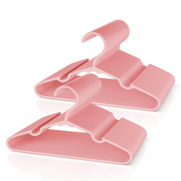 Baby Hangers 60-Pack, Plastic Infant and Toddler Hangers for Clothes, Non-Slip Kids Clothes Hangers for Shirts