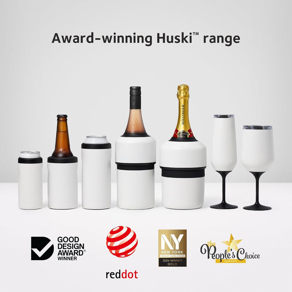 Champagne Chiller | NEW | Award-Winning Iceless Design with Detachable Bottle Stopper | Keeps Wine Cold up to 6 Hours