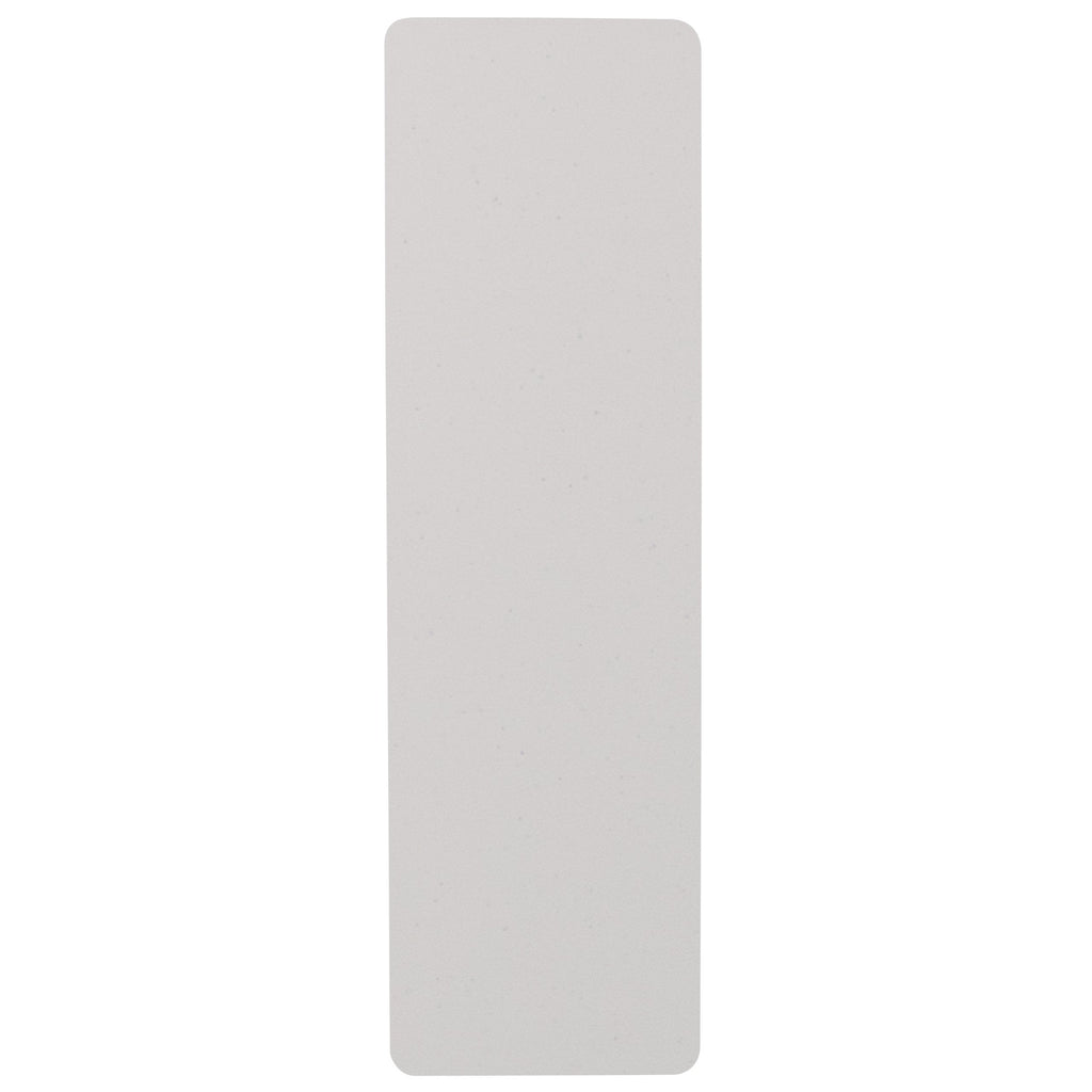 5' White Rectangular Plastic Folding Table