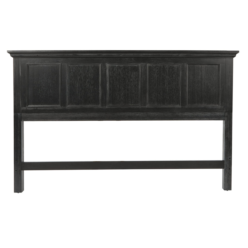 Farmhouse Basics King Headboard Only, Rustic Black Finish