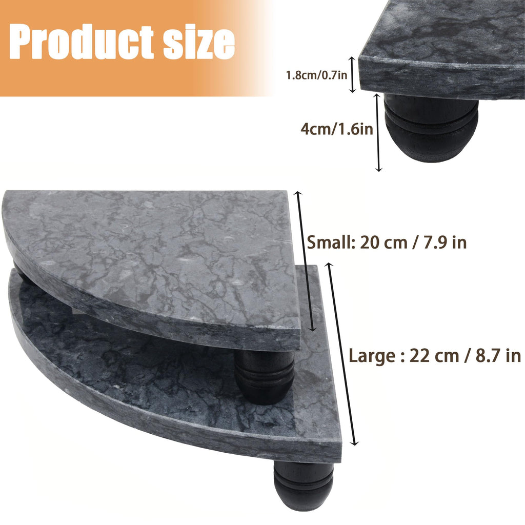 Marble Riser Decor Pedestal Tray, Decorative Marble Riser For Decor Display, Decorative Pedestal Stand Counter Decor