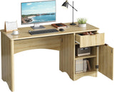 47 inch Computer Desk with Drawer, Office Desk with File Cabinet