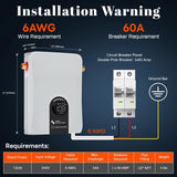 Electric Tankless Water Heater, 13kW 240V on Demand Instant Endless Electric Hot Water Heater for Residential Whole