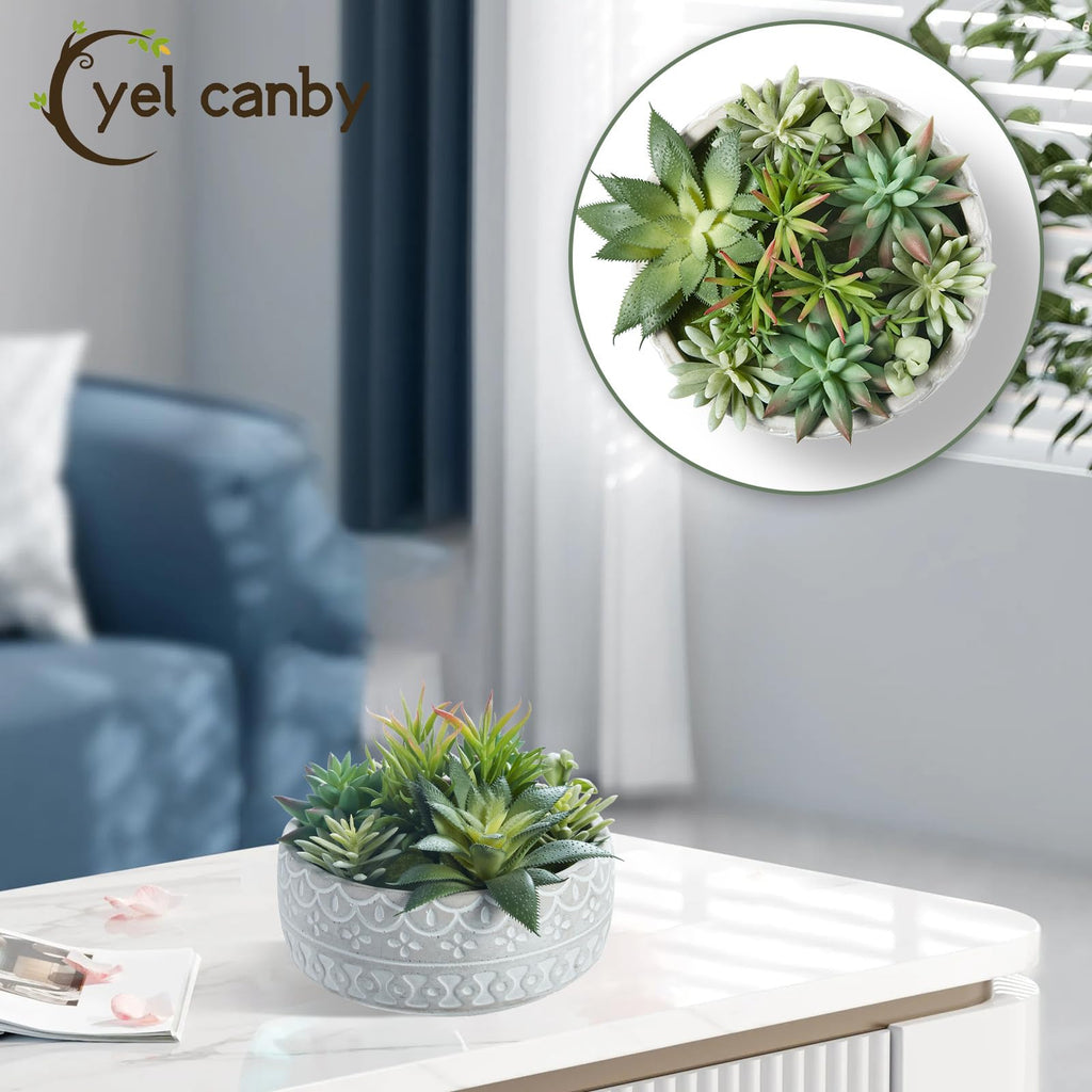6inch Artificial Succulent Plants in Pots