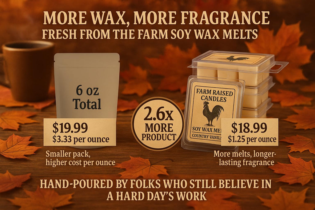 1 Pound - Fall Spice Wax Melts - American Made Soy - Hand Poured - Variety Pack, 5 Count